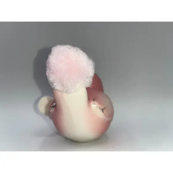 Vintage Pink Love Bird Glitter Mohawk Easter Bunny Ears Bow Tie Price OMG OOAK - Picture 6 of 16